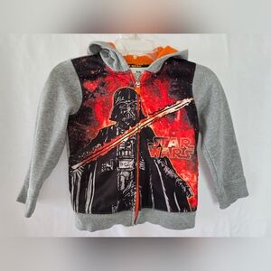 Star Wars Kids Gray and Red Hoodie